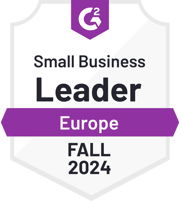 ZeroBounce is a Small Business Leader in Europe in the Email Verification category with G2 for the Fall of 2024.