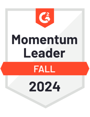 ZeroBounce is a Momentun Leader in the Email Verification category with G2 for the Fall of 2024.