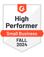 ZeroBounce is a Small Business High Performer in the Email Verification category with G2 for the Fall of 2024.