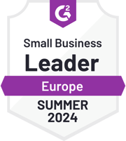 ZeroBounce es un Líder de Pequeñas Empresas en Europa en la categoría de Verificación de Correo Electrónico con G2 para el Verano de 2024.