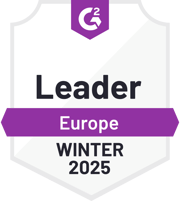 ZeroBounce is Leader in Europe in the Email Verification category with G2 for the Winter of 2025.