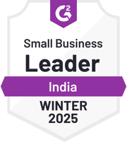 ZeroBounce is a Small Business Leader in India in the Email Verification category with G2 for the Winter of 2025.