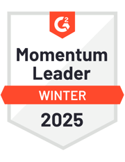 ZeroBounce is a Momentum Leader in the Email Verification category with G2 for the Winter of 2025.