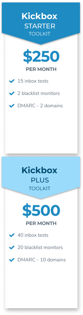 Kit de herramientas de entrega de correos electrónicos de Kickbox