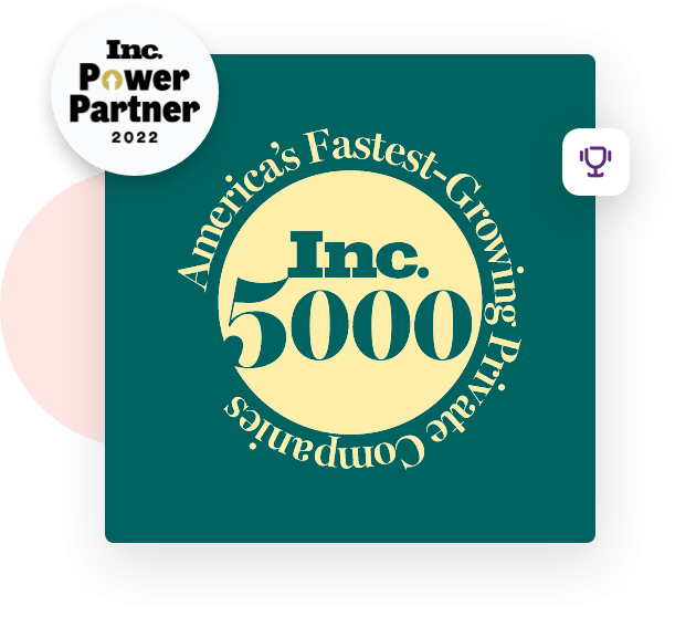 ZeroBounce is featured on the Inc. 5000 list and is the recipient of the Inc. Power Partners Award
