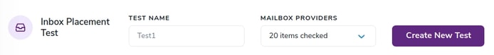 Inbox Text name field within the inbox test deliverability tool