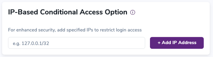 IP Based Conditional Form