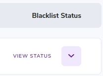 Arrow for Expanding Stats showing all the blacklists that have been scanned
