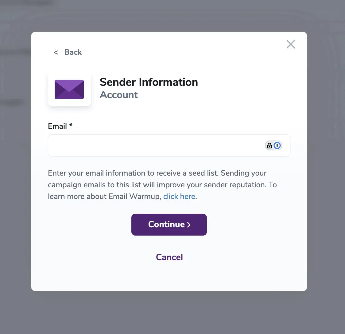 Choosing “Let ZeroBounce manage the email sending”.