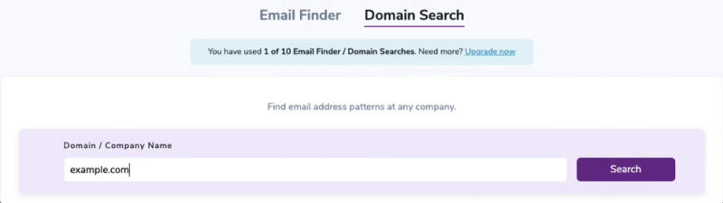 Domain search