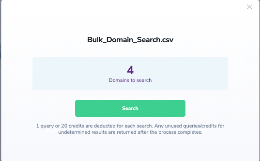 Domain search