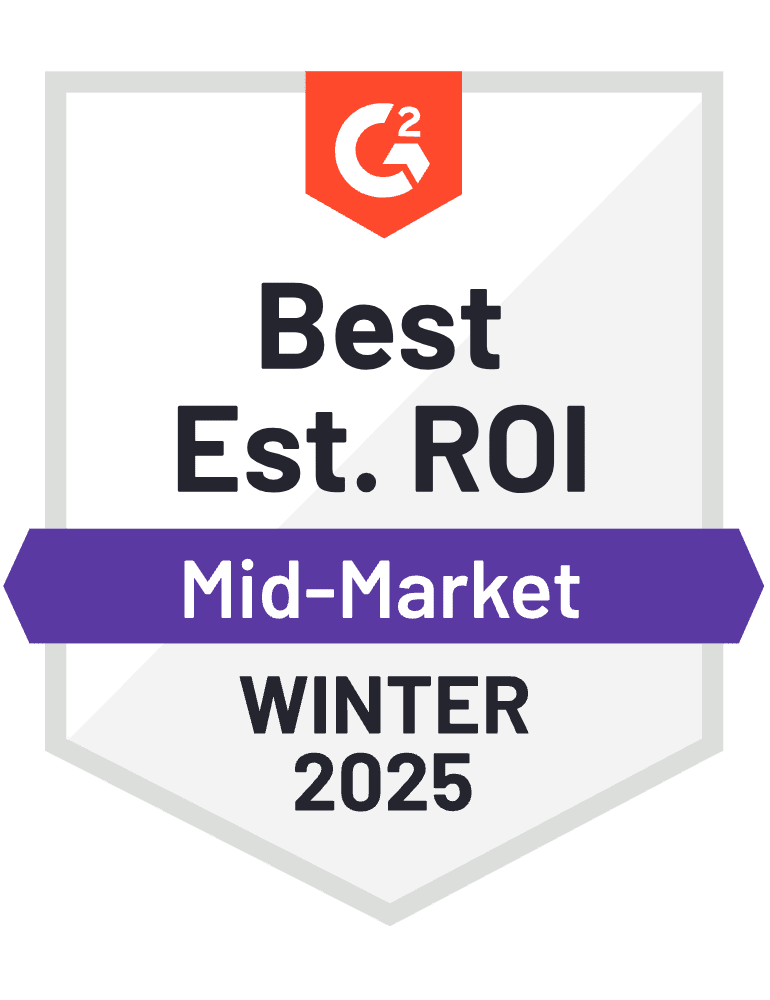 ZeroBounce has become a G2 Email Verification Software Winter Best EST. ROI Small Business for 2025.