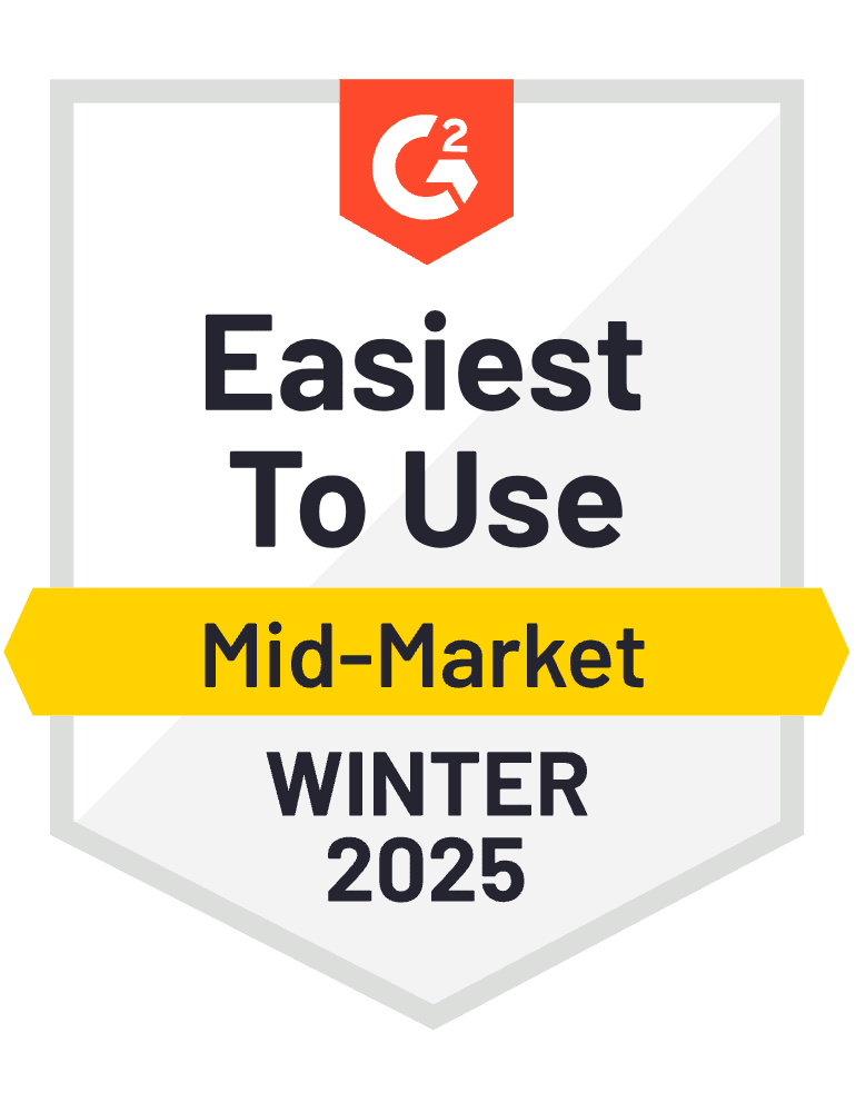 ZeroBounce has become a Mid-Market Easiest To Use for G2 for the Winter of 2025 as the email verifier.