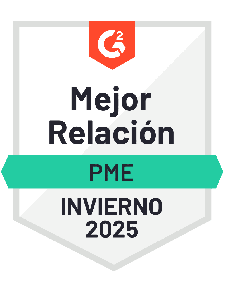 ZeroBounce ha obtenido la Mejor Relación con Pequeñas Empresas en G2 para el Invierno de 2025 como verificador de correos.