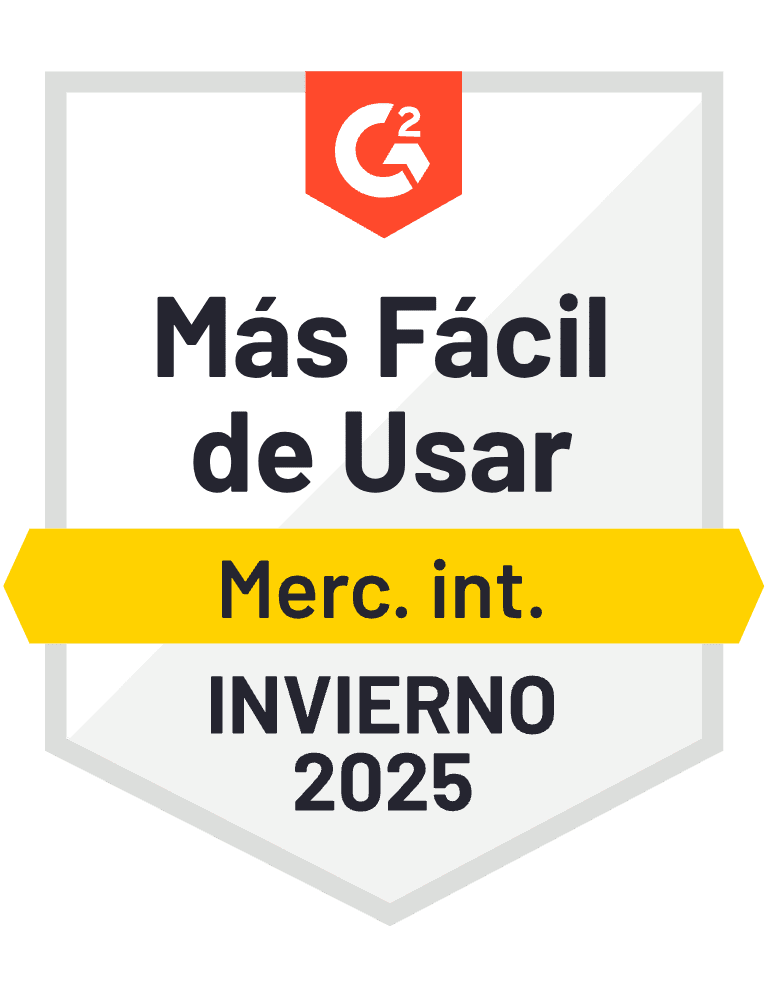 ZeroBounce ha sido reconocido como el M�ás Fácil de Usar en el mercado medio por G2 para el Invierno de 2025 como verificador de correos.