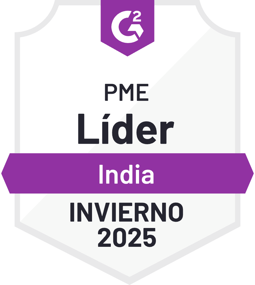 ZeroBounce es un Líder en Pequeñas Empresas en India en la categoría de Verificación de Correos Electrónicos con G2 para el Invierno de 2025.