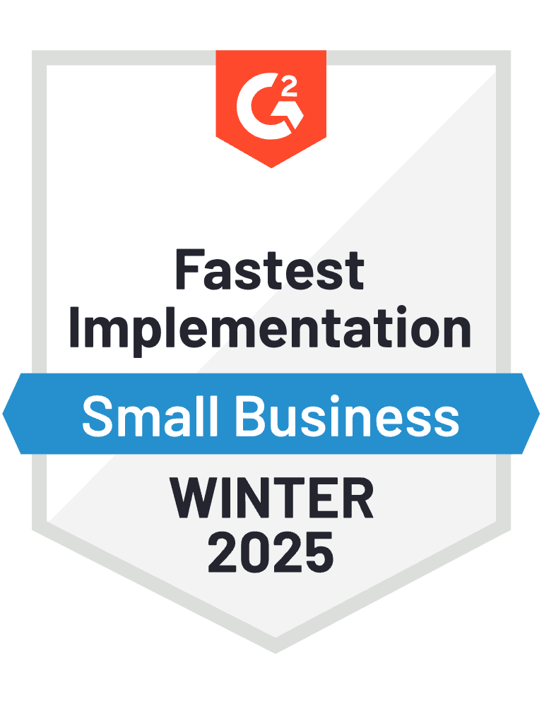 ZeroBounce has become a Small Business Fastest Implementation for G2 for the Winter of 2025 as the email verifier.