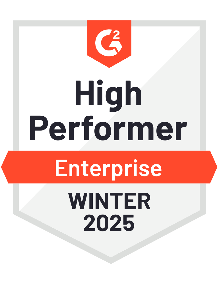 ZeroBounce has become an Enterprise High Performer for G2 for the Winter of 2025.