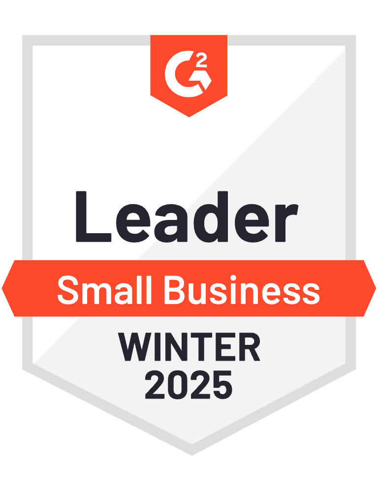 ZeroBounce is a Small Business Leader in the Email Verification category with G2 for the Winter of 2025.